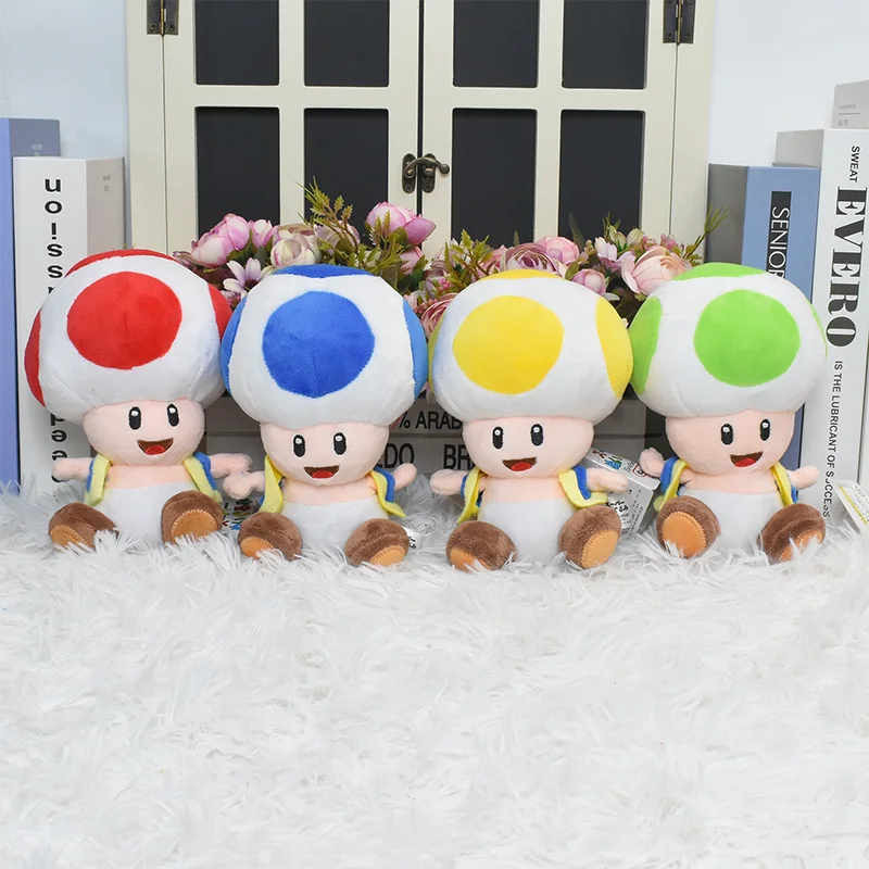 15 Styles Super Bros Plush Toy Cute Cartoon Princess Mushroom Bomb Koopa Troopa Soft Stuffed Doll Decoration Gifts Peluches