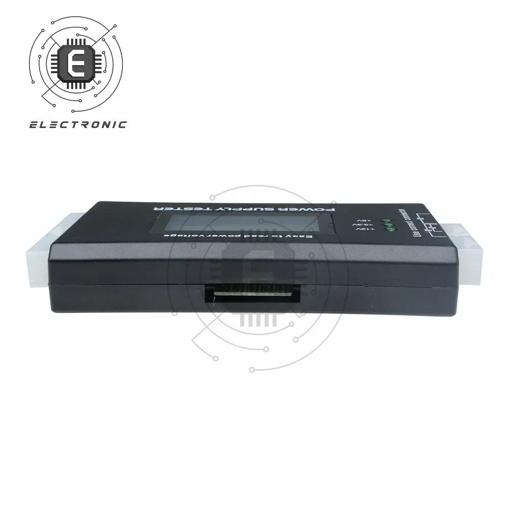Multi-Function PSU Tester with LCD Screen - 20/24-Pin ATX, BTX, ITX, SATA HDD Power Supply & Power Bank Diagnostic Tool