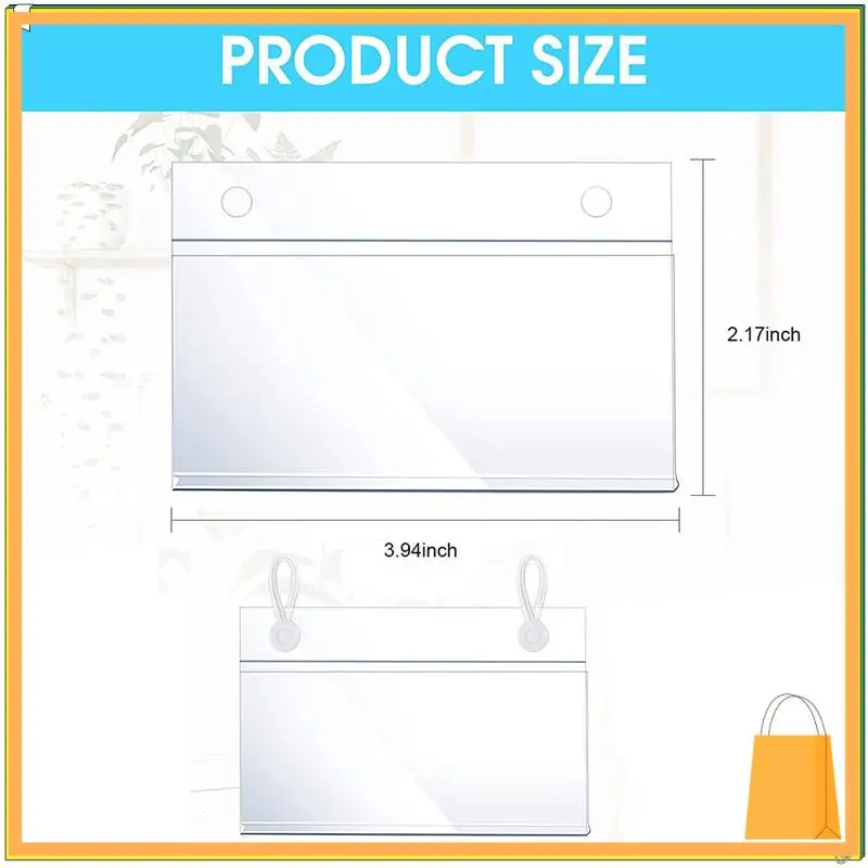 L53A-160 個プラスチックバスケットラベルホルダー値札チケットハンガークリップボタンデザインロック閉鎖市場食料品