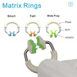 Dental Niti Matrix Bands Ring Style Matrix Clamp Clip Sectional Contoured Matrices Dentist Oral Clamp Ring Tool