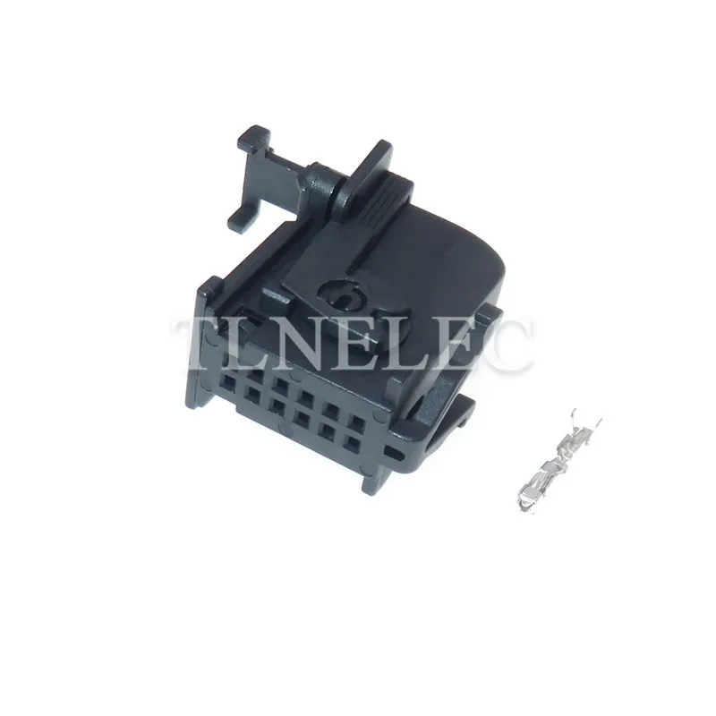 Soket 12 Pin Jantan Betina Tanpa Segel Dengan Kabel Seri 0.6 Untuk Amplifier Daya Otomatis, Steker Kabel Listrik Untuk VW Porsche 1379096-3