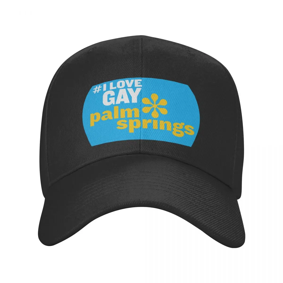 #I LOVE GAY Palm Springs Clothing Baseball Cap Gentleman Hat Kids Hat Fluffy Hat Trucker Cap Men Golf Wear Women's