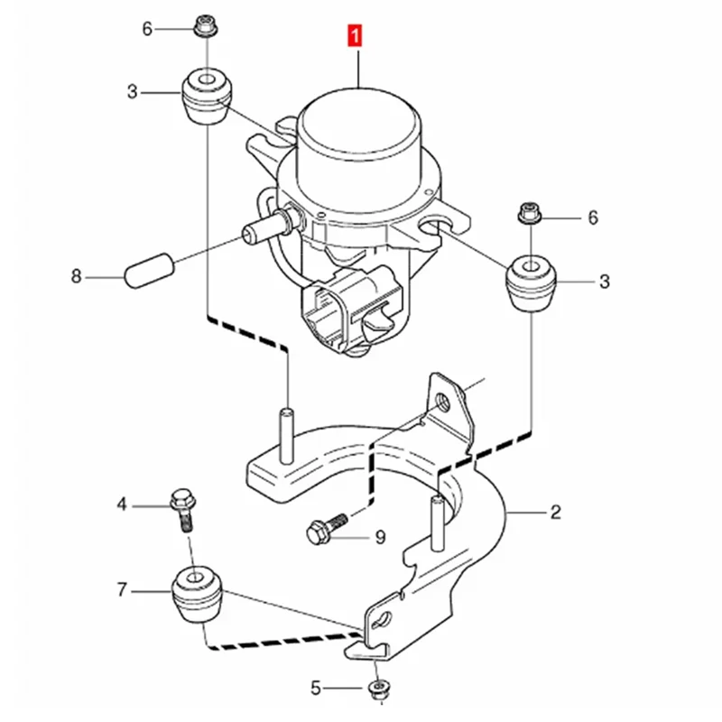 

High Quality Vacuum Pump 31317445 Vacuum Pump For Volvo S60 Brake Vacuum Pump For Volvo Power System Brake Booster Vacuum Pump