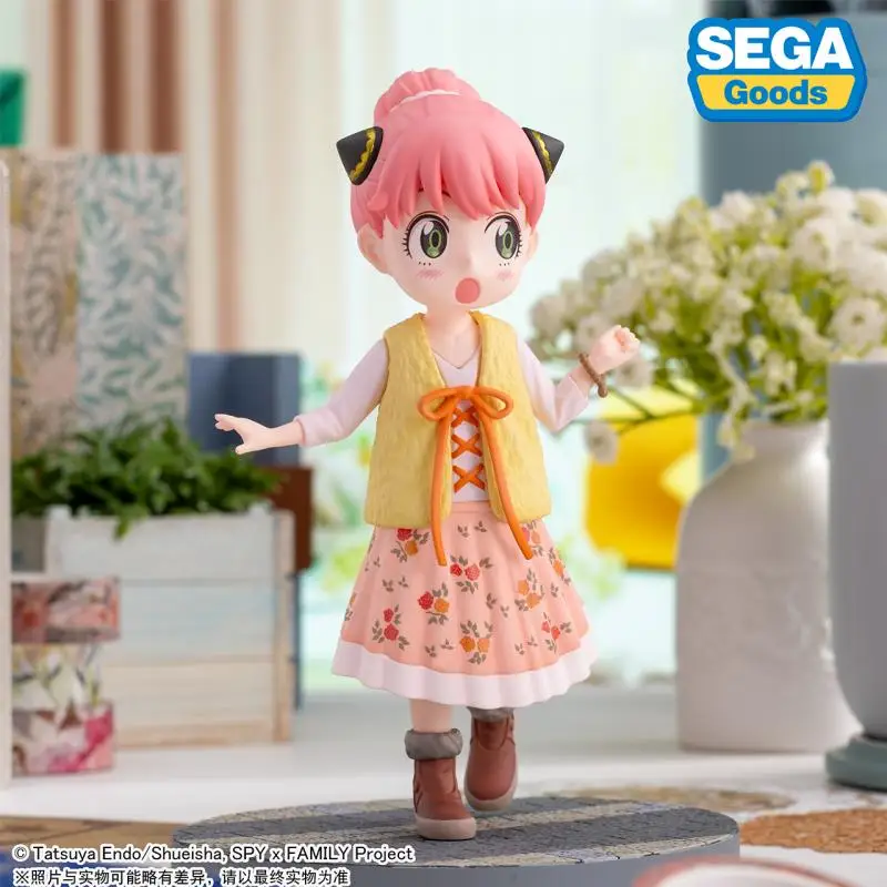 SEGA Original Luminasta SPY FAMILY ANYA FORGER Miss Chic Vol.3.5 Anime Action Figure Toys For Boys Girls Children Birthday Gifts