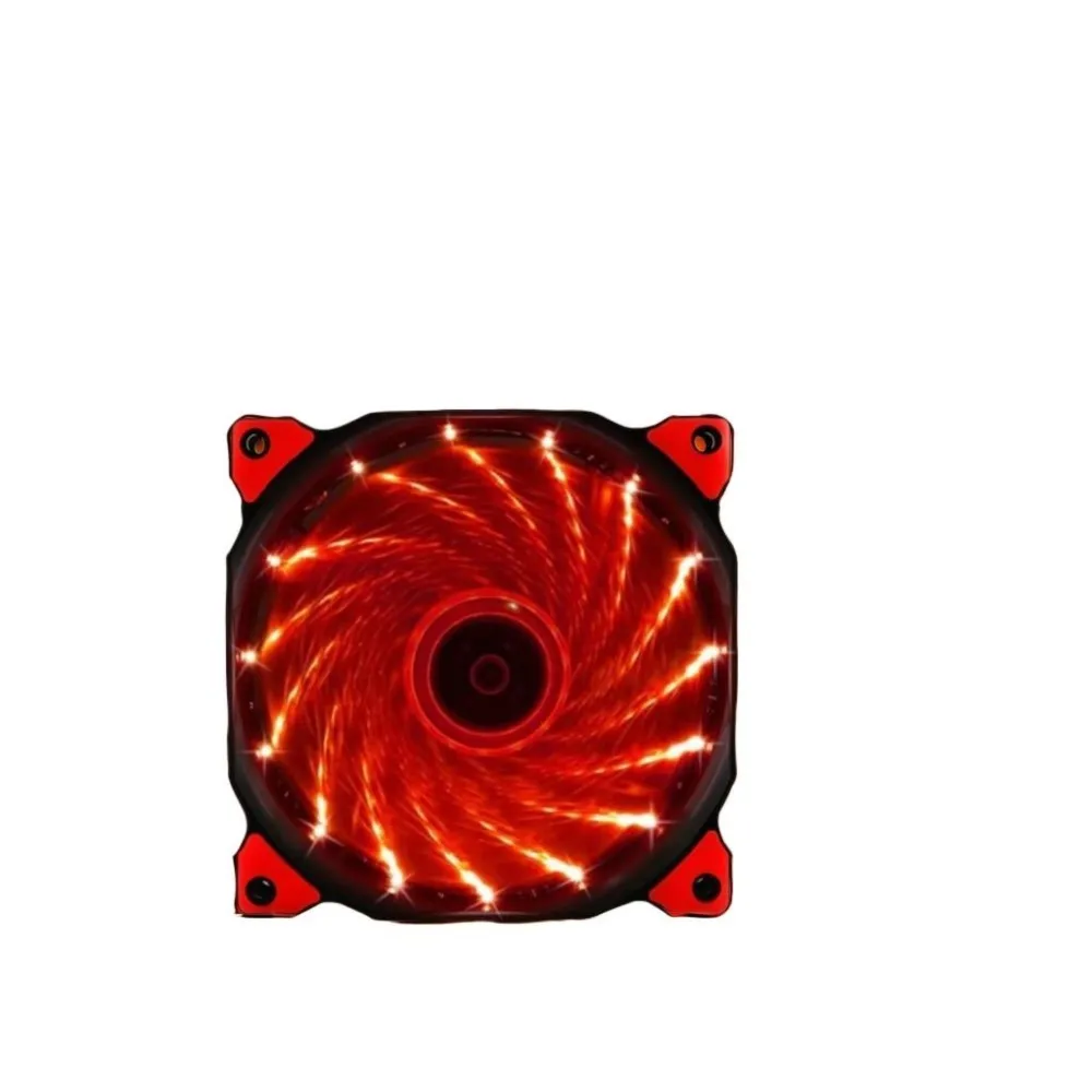 120mm PC Computer Ultra Silent LED Cooling Fan Radiator, 12CM 120X120X25mm 12V Computer Fan, 12VDC 3P IDE 4D(2wire)