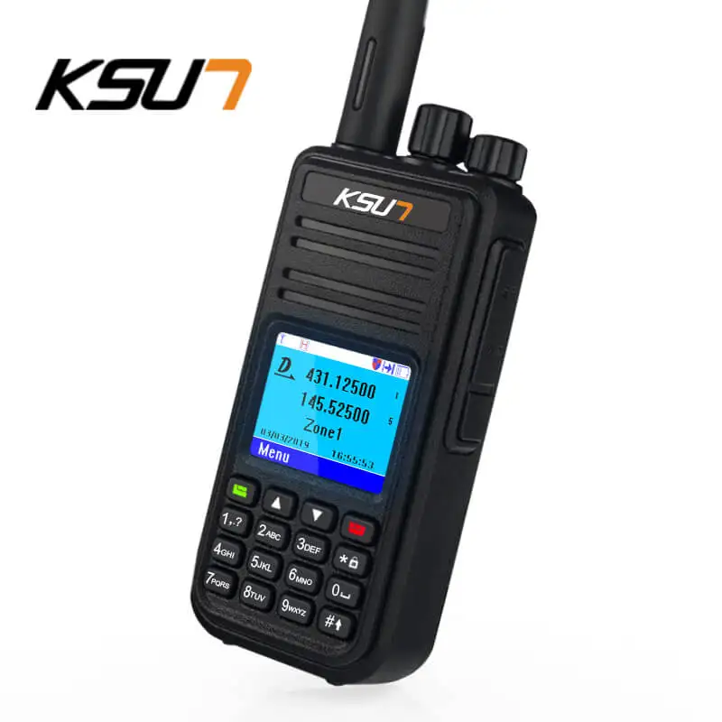 KSUN KSX-DM9 المدنية عالية الطاقة DMR جهاز لاسلكي رقمي في الهواء الطلق الأشعة فوق البنفسجية ثنائي النطاق لتحديد المواقع مشفرة اتجاهين الراديو