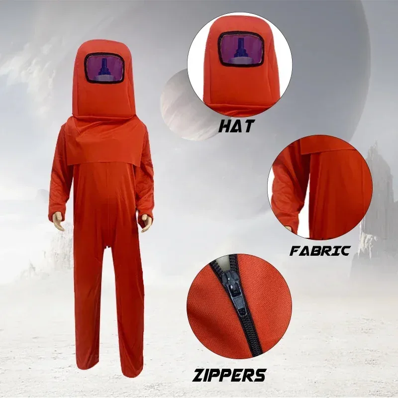 2024 Gioco caldo Space Kill Costume Anime Maschera Zaino Tuta Carnevale Cosplay Tuta Bambini Halloween Dress Up Nuovo