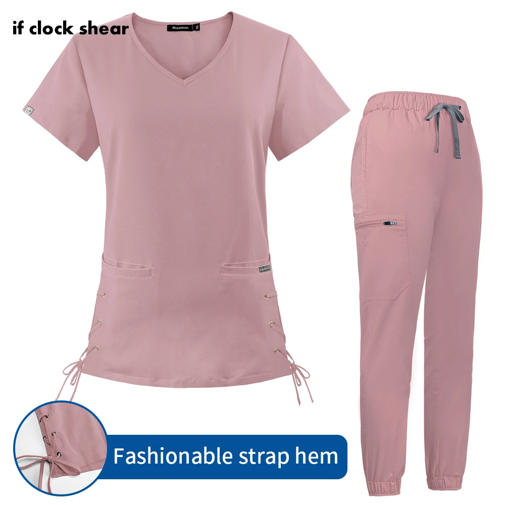 

Hospital Scrubs Sets Women Custom Scrubs Nursing Uniform Dentistry Medical Surgery Uniform Pet Veterinary Medical Suit Wholesale