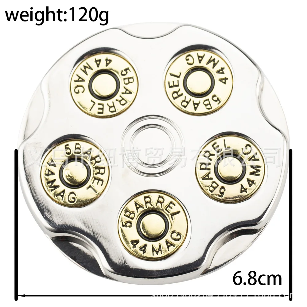 Alloy Left Wheel Belt Buckle Bullet Bottom Pattern