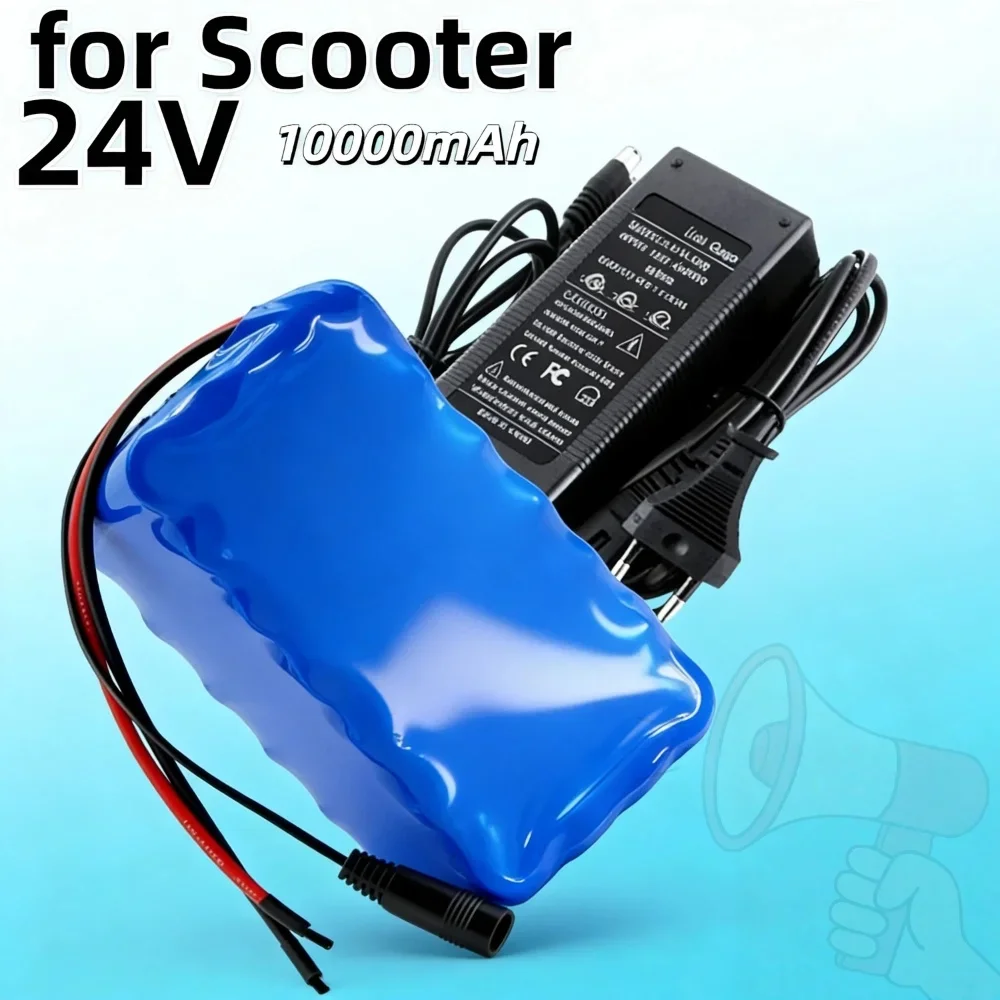

High-Capacity 24V 10Ah/14Ah 6S4P 18650 Li-Ion Battery Pack – 25.2V with Charger ,for Scooter & Various Equipment Reliable Power
