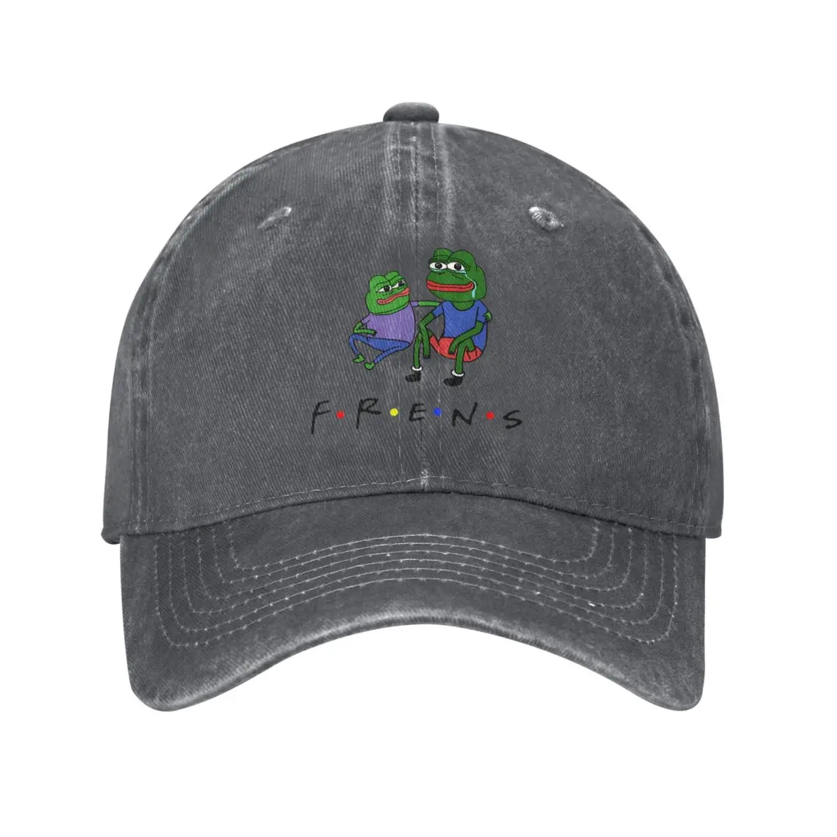 Summer Cap Sun Visor Frens Hip Hop Caps Sad Frog Cowboy Hat Peaked Hats