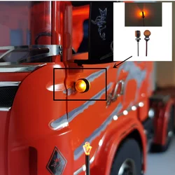 LED Clearance Side Lights For 1/14 Tamiya RC Truck Tractor Outline Marker Lamps 56360 SCANIA MAN TGX Actros Upagrade Parts