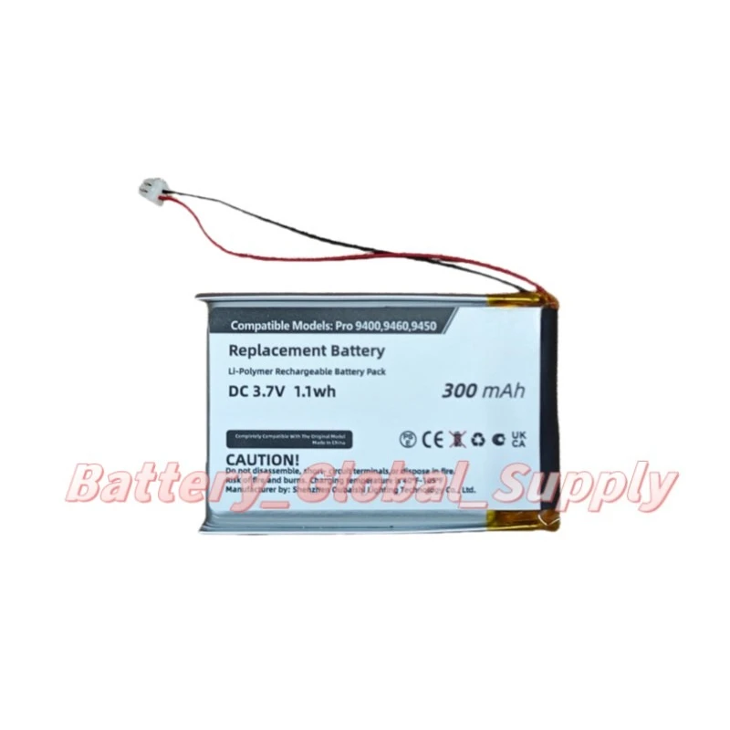 

Battery for 14192-00 AHB412434PJ Pro 9460 Pro 9465 Pro 9470 3.7V 300MAH 1PC-
