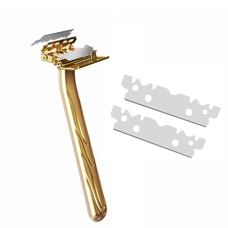 Whityle 21TS Glide Pro 4D Super Safety Rasierer mit Ständer für Männer und Frauen, Haft One Blade, umweltfreundliche Metallrasierer-Geschenkbox – Detail 4