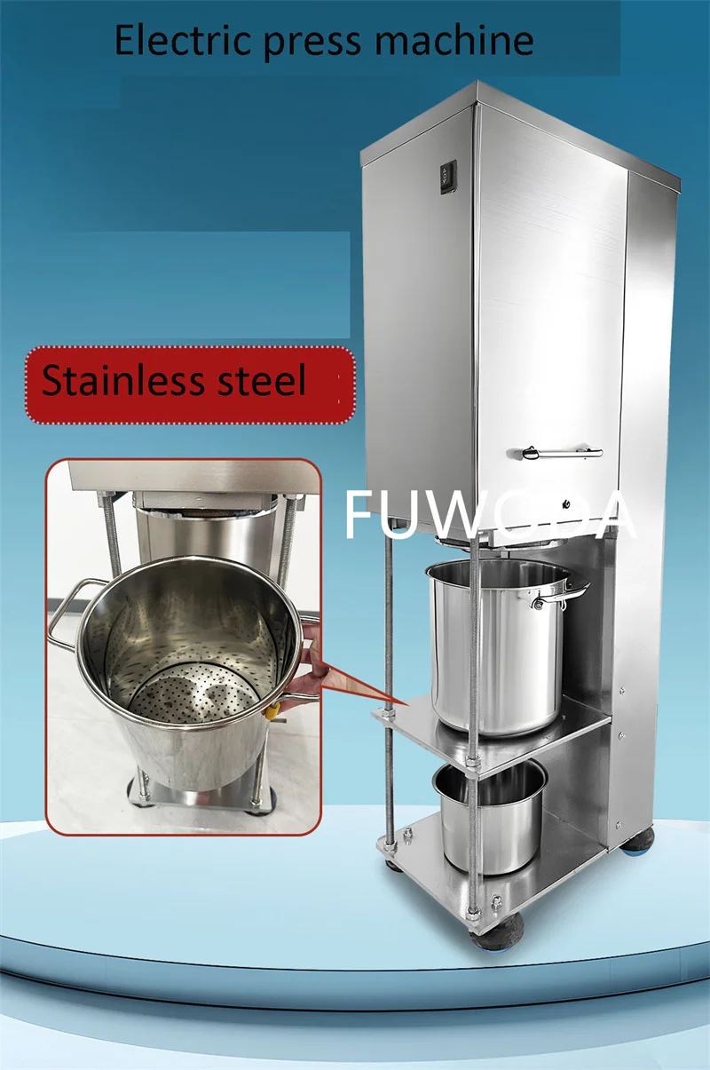 고품질 10L 주스기 1500W 과일 분쇄기 고속 파워 신선한 과일 장비 꿀 압착기