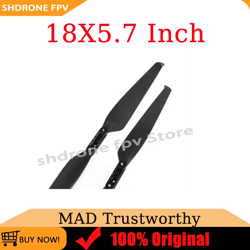 HAVOC 18x5.7 Inch HAVOC Polymer Folding Propeller Composite Carbon Fber and Engineering plastic Single Thrust 7kg for RC Drone