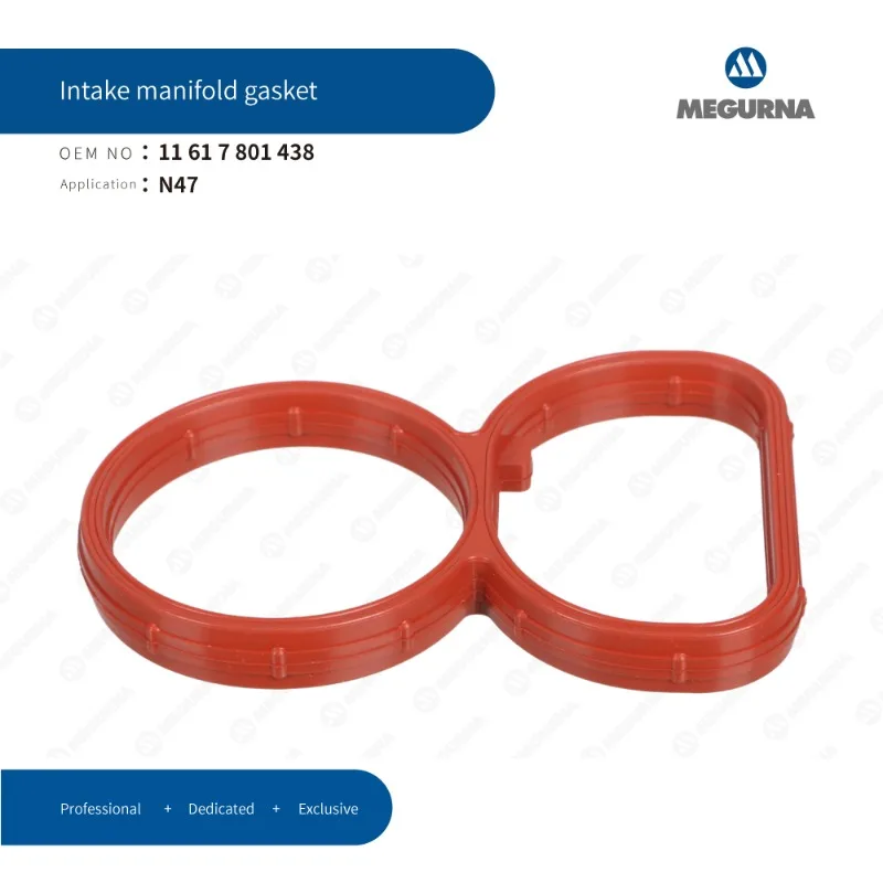 

4Pcs N47 D20C Engine Intake Manifold Seal gasket 11617801438 for Bmw 116d 118d 120d 123d 316d 318d 320d 520d X1 X3 Car Auto Part