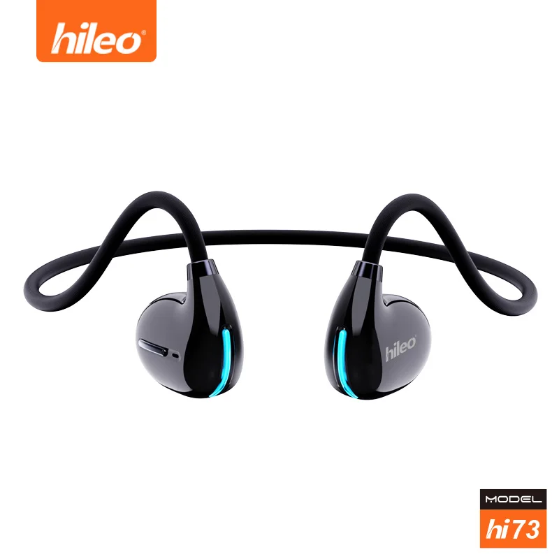 Hileo Hi73 Blutooth Headset Wireless Headphones Bluetooth 5.3 Hifi Stereo Earphones Sports Waterproof TWS Noise Reductio Earbuds