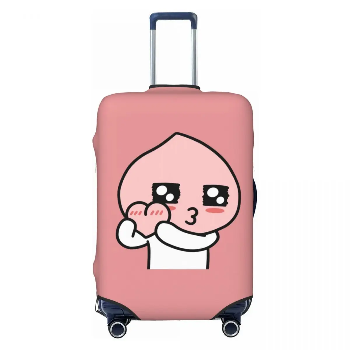 

Пользовательский K-Kakaoed Apeach Love чехол для багажа милый защитный чехол для чемодана костюм для 18-32 дюймов