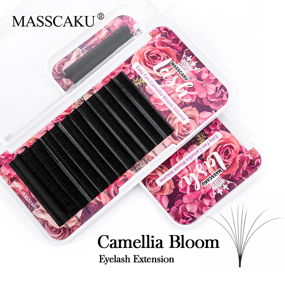 

0.05-0.10mm Easy Fanning Lashes Mega Volume Fans Eyelash 8-20mm Automatic Flowering Fast Blooming Eyelashes Makeup Cilios