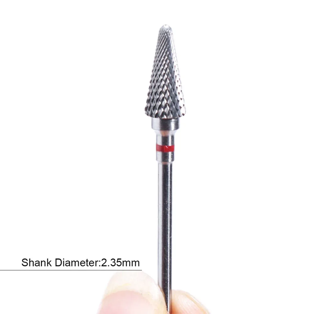 1Pc Nail Boor Bit Carbide Frees Voor Manicure Nagellak Apparatuur Gel Uv Gel Accessoire Tools