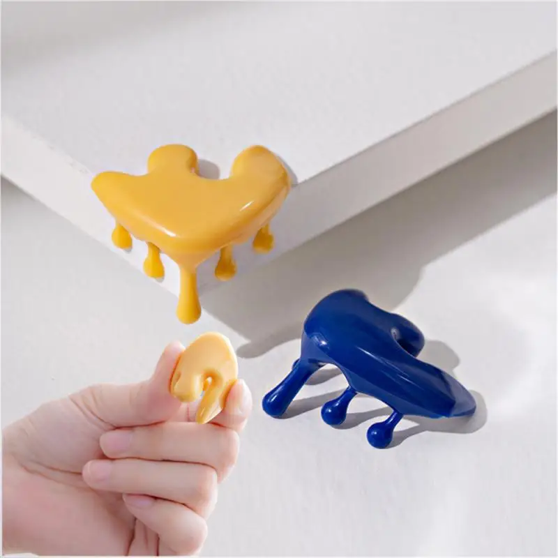 4pcs Thickened Anti-collision Protection Corner Table Corner Cabinet Corner Anti-collision Sticker Water Drop Protective Cushion