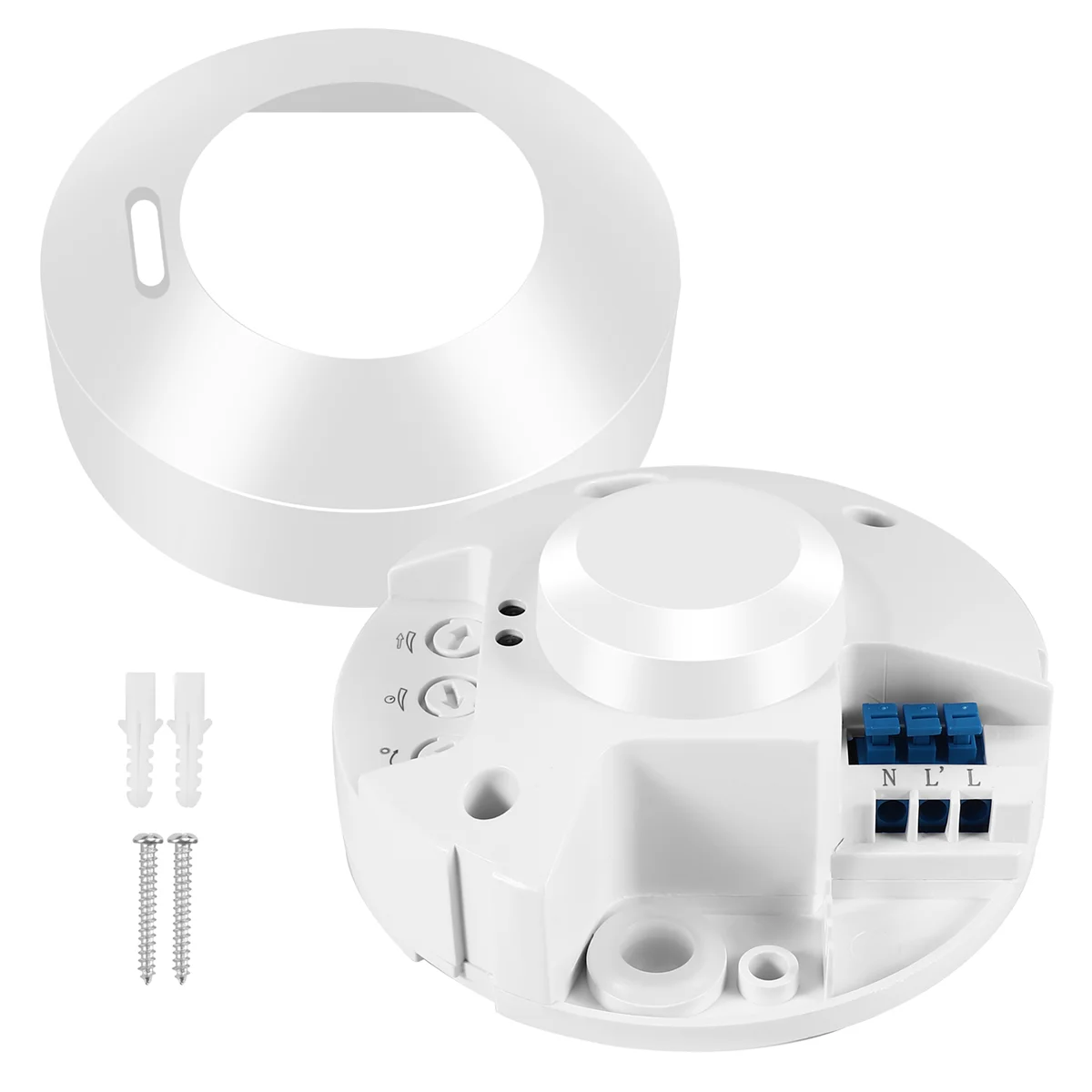 SLQZT 220V 800W ไมโครเวฟเซนเซอร์ Pir Occupancy Body Motion Detector สวิตช์ไฟ