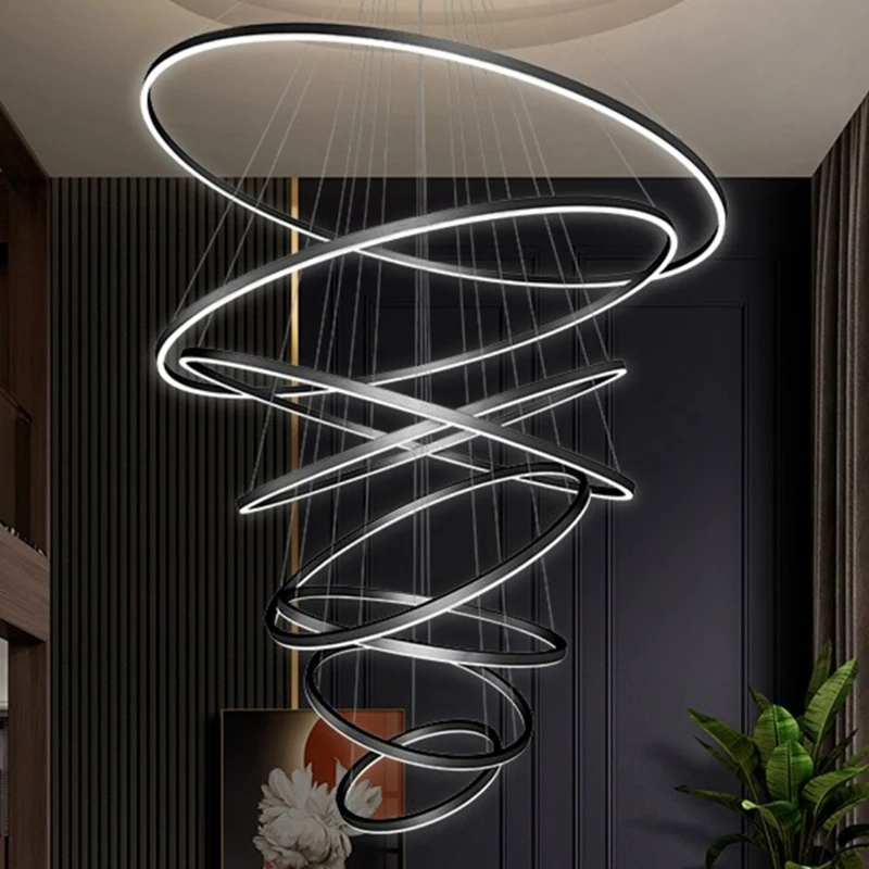 living room decoration Pendant lights Modern dining room lamps for living room smart lamparas Stair lamp