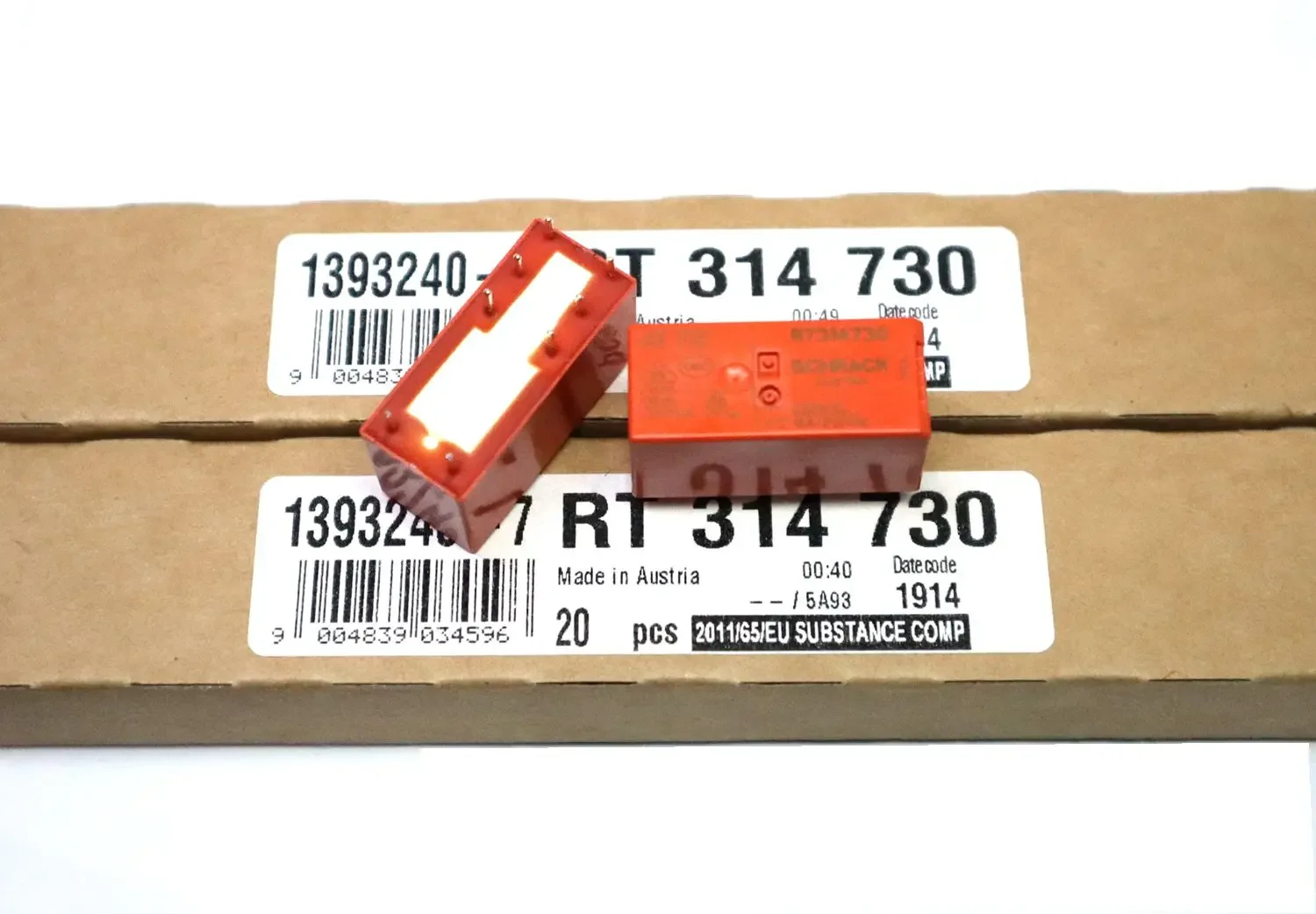 New original TE/SCHRACK/Tyco RT314730 RCI314730 230VAC 16A relay