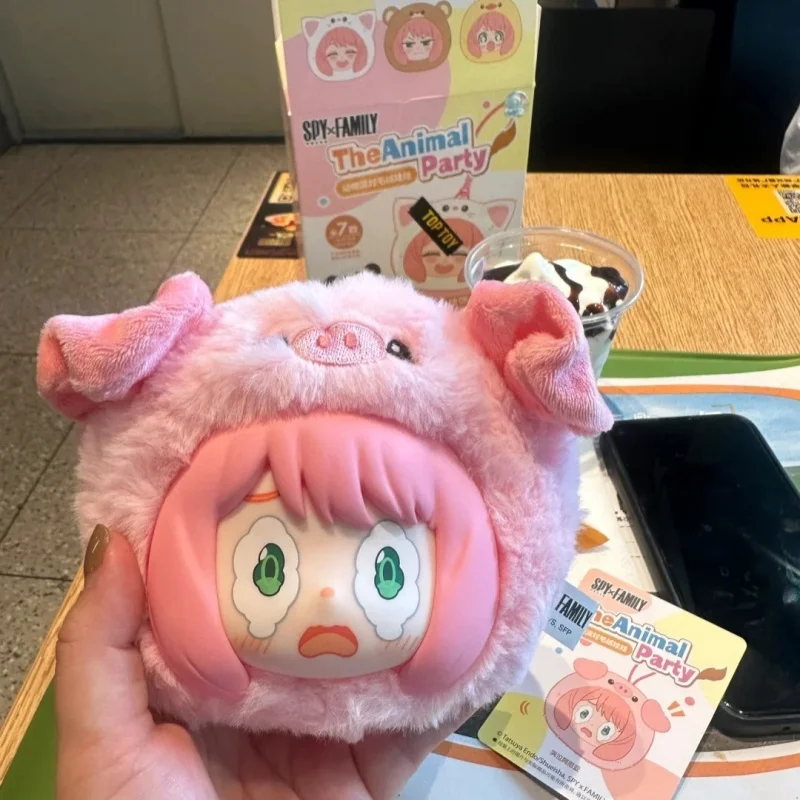 

In Stock Original Spy×Family Animal Party Series Blind Box Mysterious Box Doll Ornament Anya Forger Anime Peripherals Toys Gifts