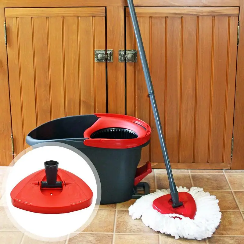 Replacement Swivel Triangle Mop Head Cover Plastic Disc Housing Base Accessory Suitable for Easy Wring Mop