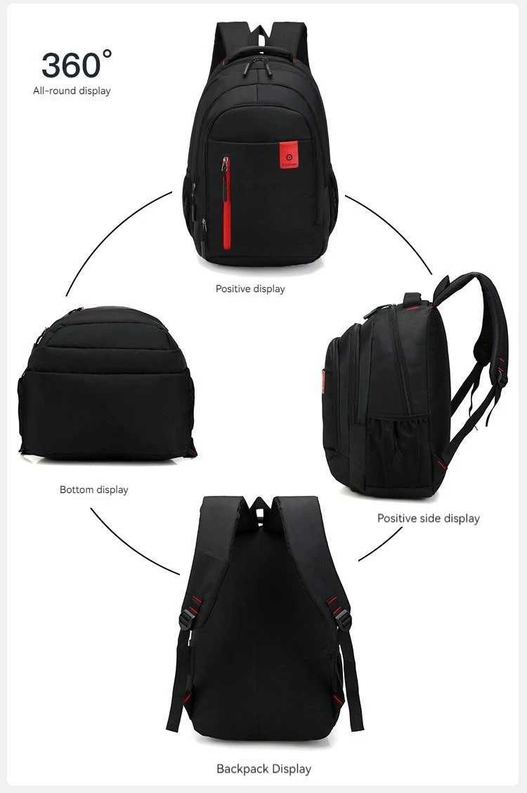 Senior High School Student Schoolbag Men's Backpacks Oxford Waterproof Rucksack Business Computer Casual Travel Backpack