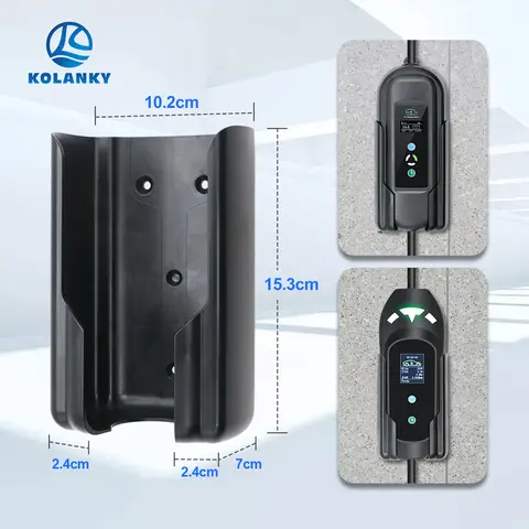 휴대용 EV 충전기 제어 상자 홀더 전기 자동차 충전 플러그 홀더 벽 상자 홀더 쉬운 설치 Best5