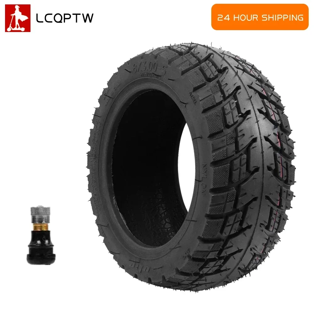 8x3.00-5 Off-Road Vacuum Tires Tubeless Tire for Kaabo Mantis 8 Electric Scooter 8 Inch Outer Tire Skateboard 8x3.0 Tyre Parts