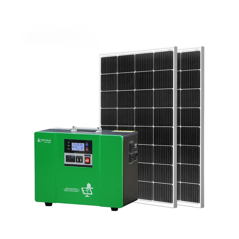 Portable Emergency Energy Storage Portable Power Station 500W 1KW 2KW 3KW 5KW Solar Generator 220V Output with Solar Panel