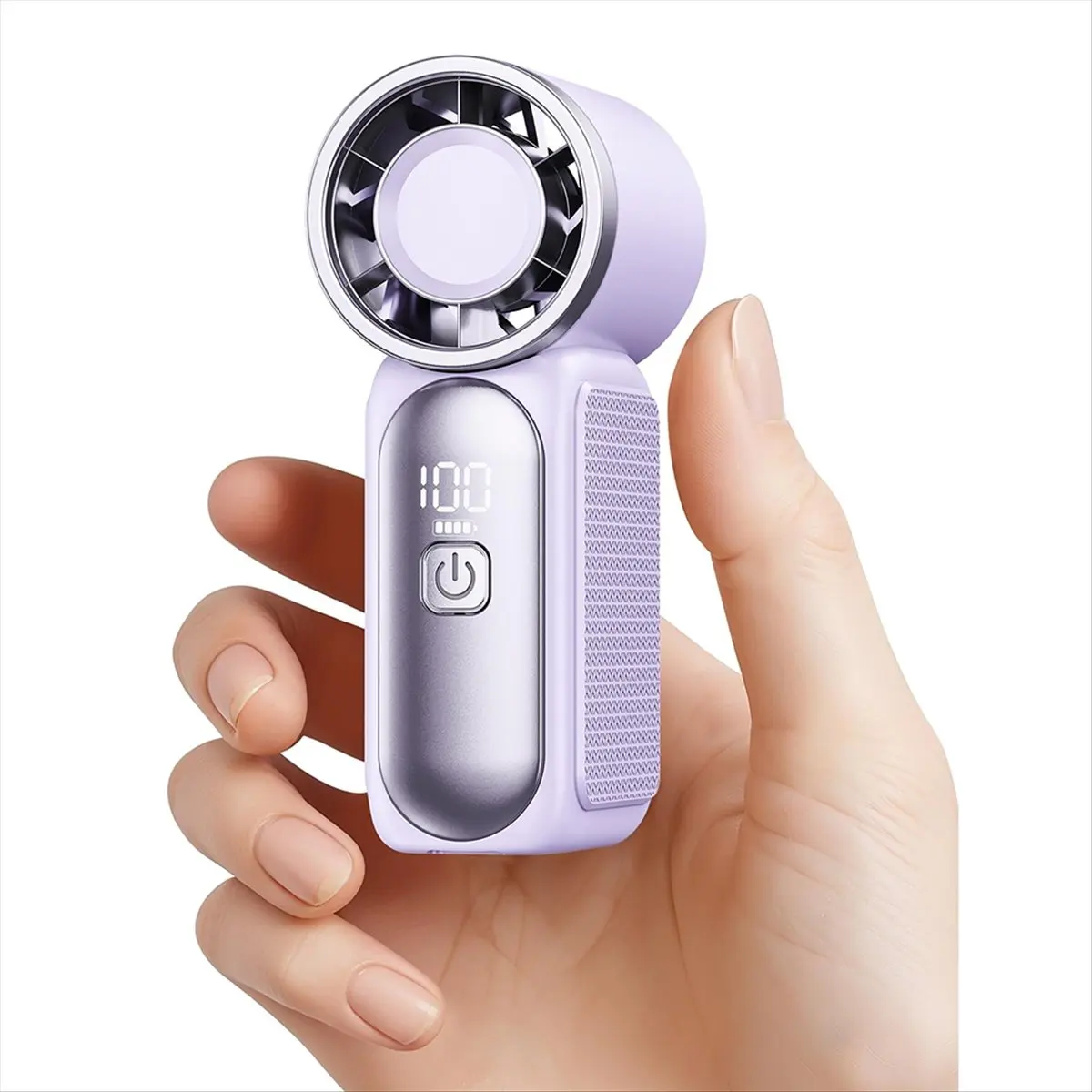 [A99U] Mini Portable Fan Powerful Rechargeable Bladeless Fans Ultra-Quiet Personal Hand Fan Small Pocket Hand-Held Fan