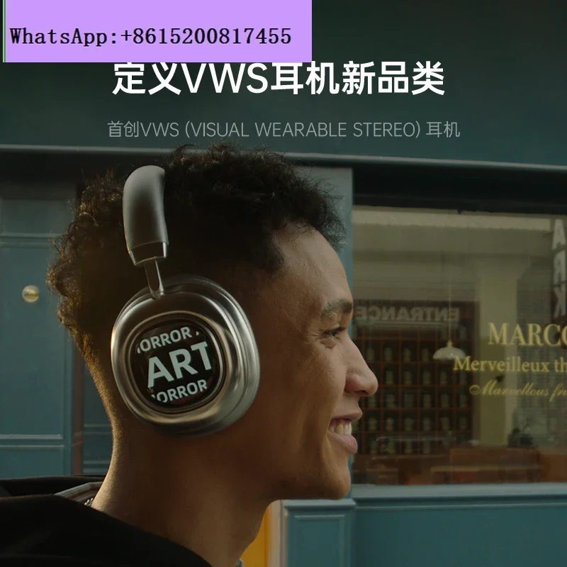 MORROR ART-Casque Bluetooth VWS, Écran, Suppression du bruit