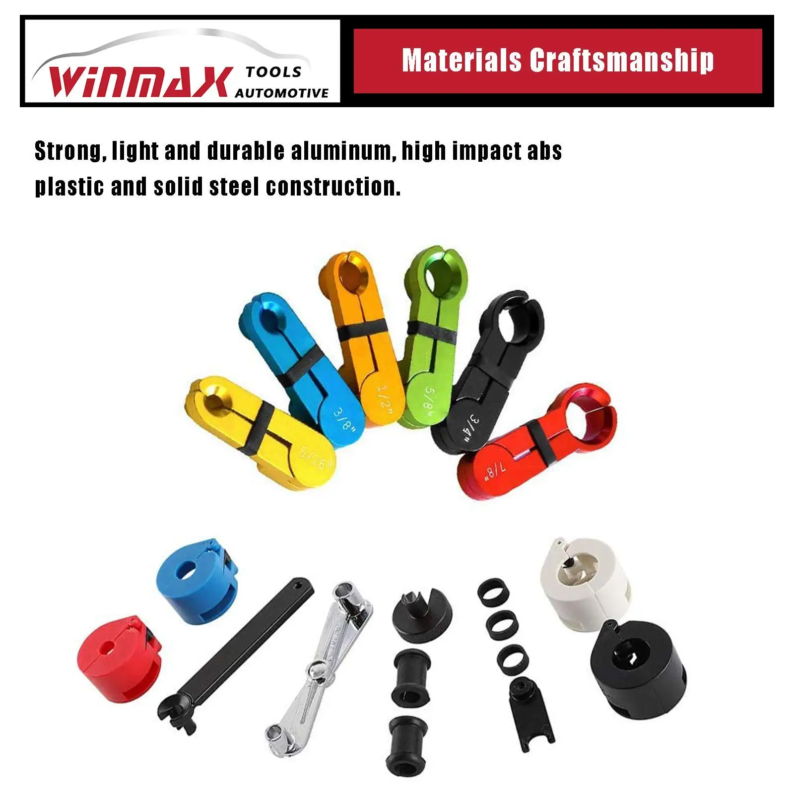 22pc HVAC Pipe Disconnect Tool Set for Automotive Air Conditioning System Designed for Efficient Climate Control Repairs