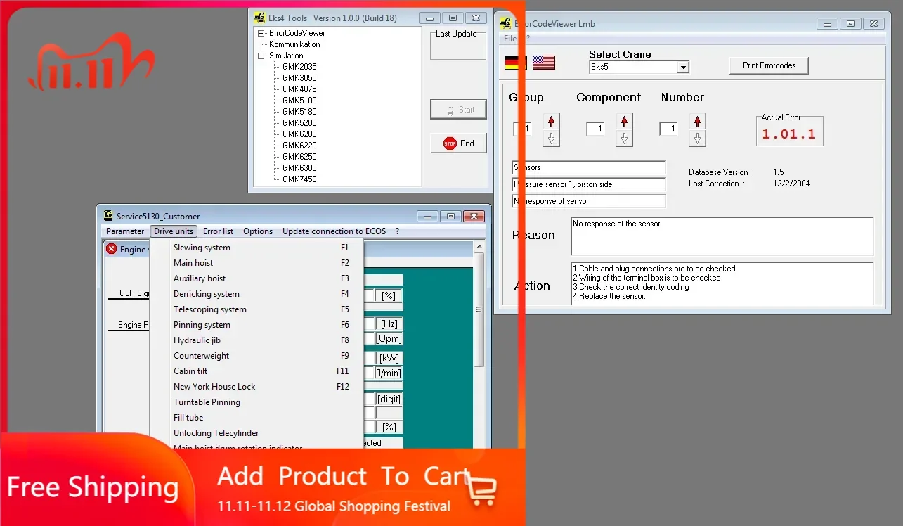 

AutoCD Manitowoc Grove Cranes Диагностическое программное обеспечение