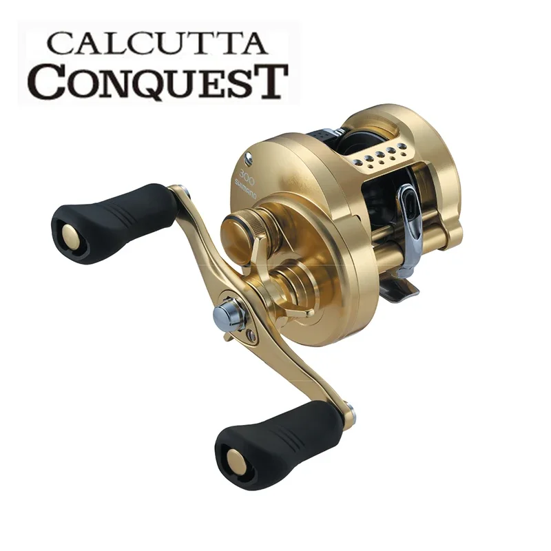 

2018 Original SHIMANO CALCUTTA CONQUEST 100HG 200HG 300 301 400 401 Left or Right Handed Baitcasting Fishing wheel Made in Japan