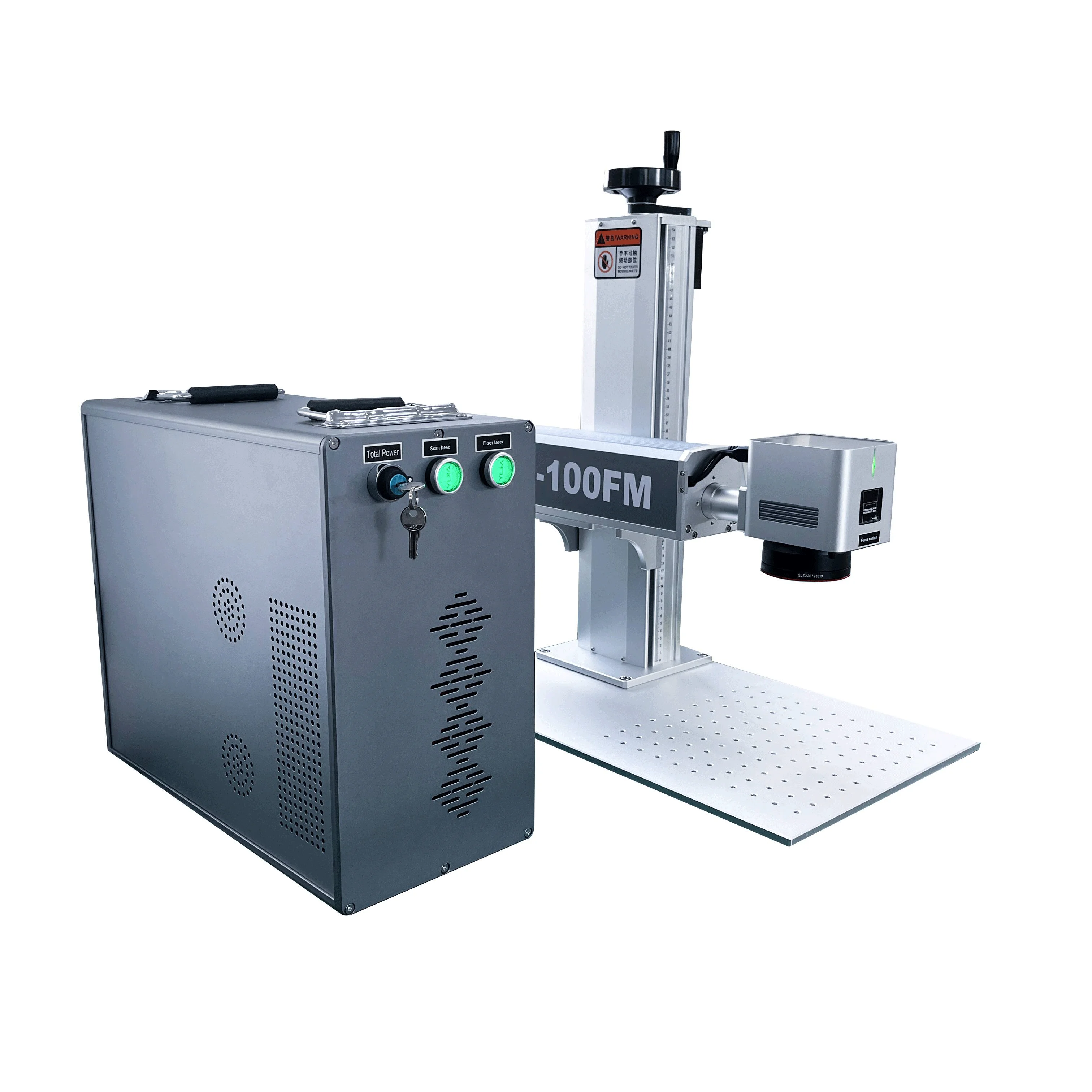 Factory Price Hines EZCAD3 Software 3D 60W Jpt Mopa M6 M7 Color Fiber Laser Marking Hi Pulsed