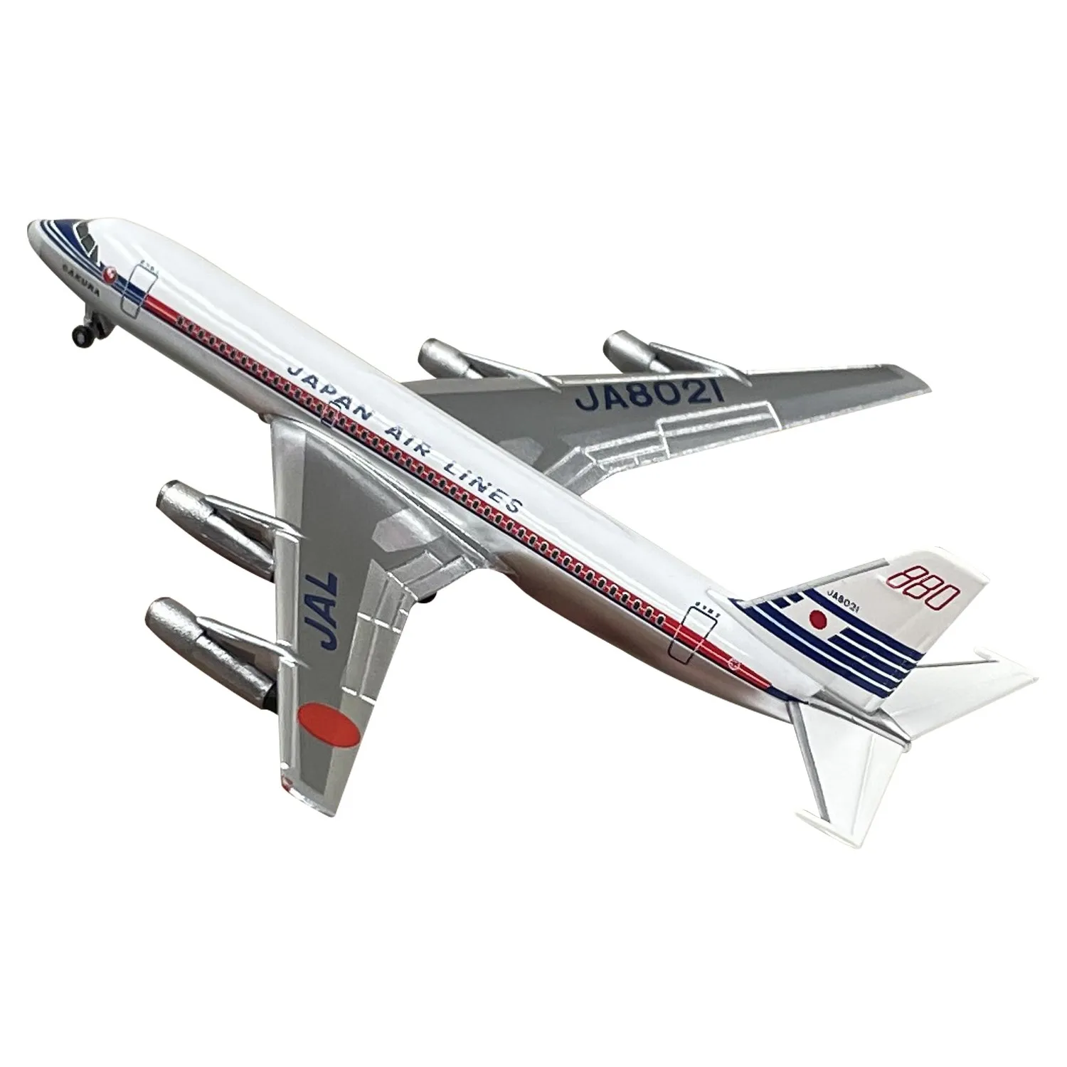 

Diecast Nippon Airlines Convair 880 Civil aviation Passenger Plane Alloy Model 1:400 Scale Toy Gift Collection Simulation