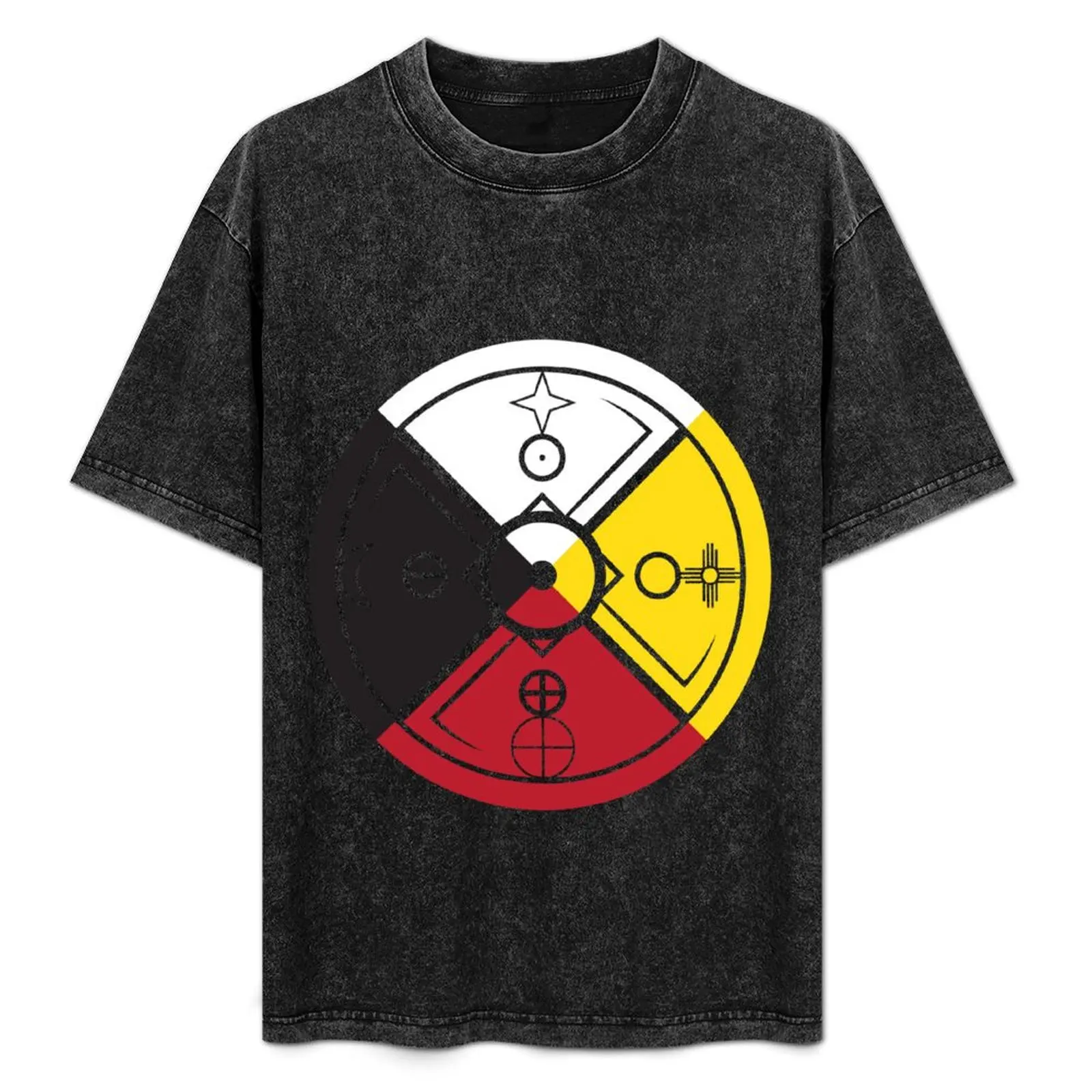 

Sacred Hoop Medicine Wheel T-Shirt anime anime stuff designer shirts black t-shirts for men