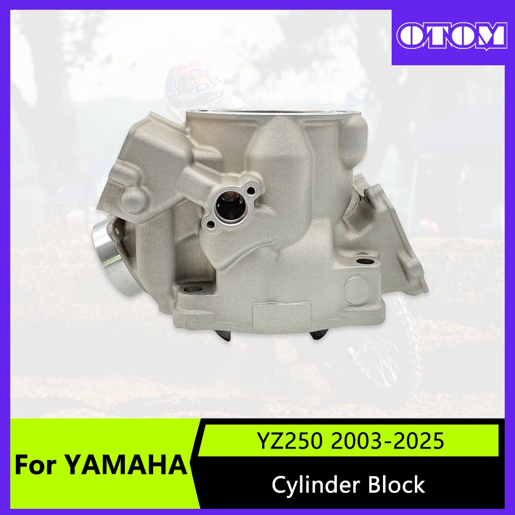 OTOM Motorcycle Cylinder Block Aluminum Alloy for YAMAHA YZ250 2003-2025 YZ250X 2016-2025 Engine Block Moto Accessories