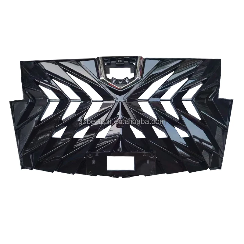

Modification MAICTOP High Quality Car Body Parts Facelift Kit Black Gold Grill Front Bumper Grille for Alphard SC 2018