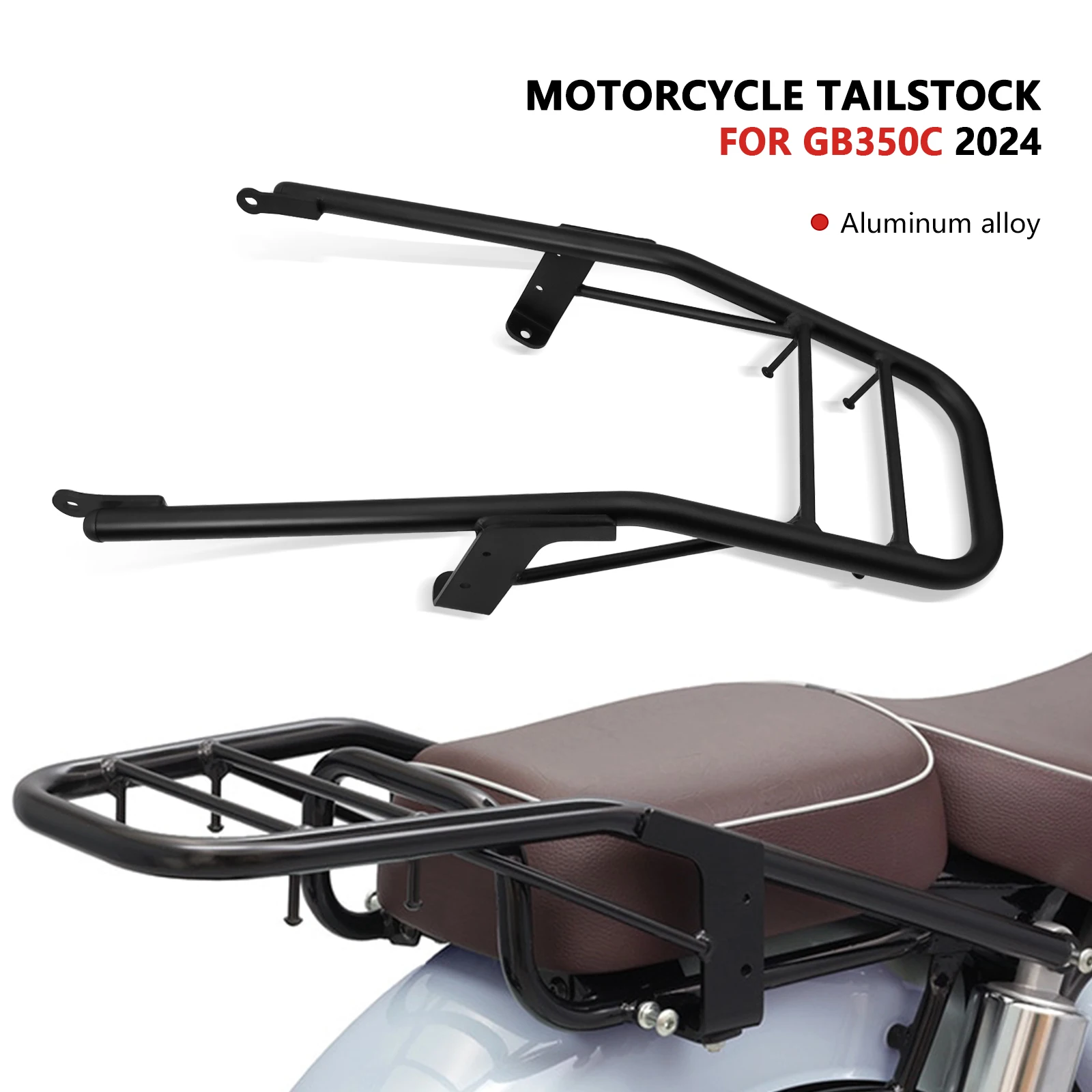

For Motorcycle Rear Luggage Support Bracket Rack Saddle Bag Trunk Bag Holder Bracket Case Shelf Holder Carrier GB350C 2025 2024