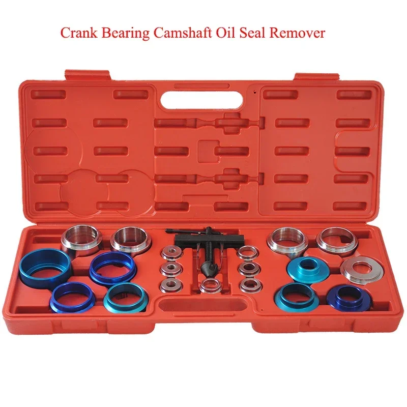 

20pcs Crank Bearing Camshaft Oil Seal Remover and Installer Kit Crankshaft and Camshaft Seal Tool Kit