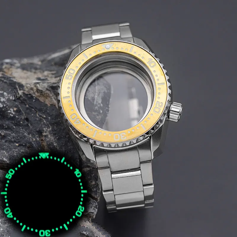 Mod Watch Case Design SPB185 SPB187 Fit 7S26 NH35 NH36 4R/6R Automatic Movement Ceramic Bezel 200M Waterproof Watch Repair Parts