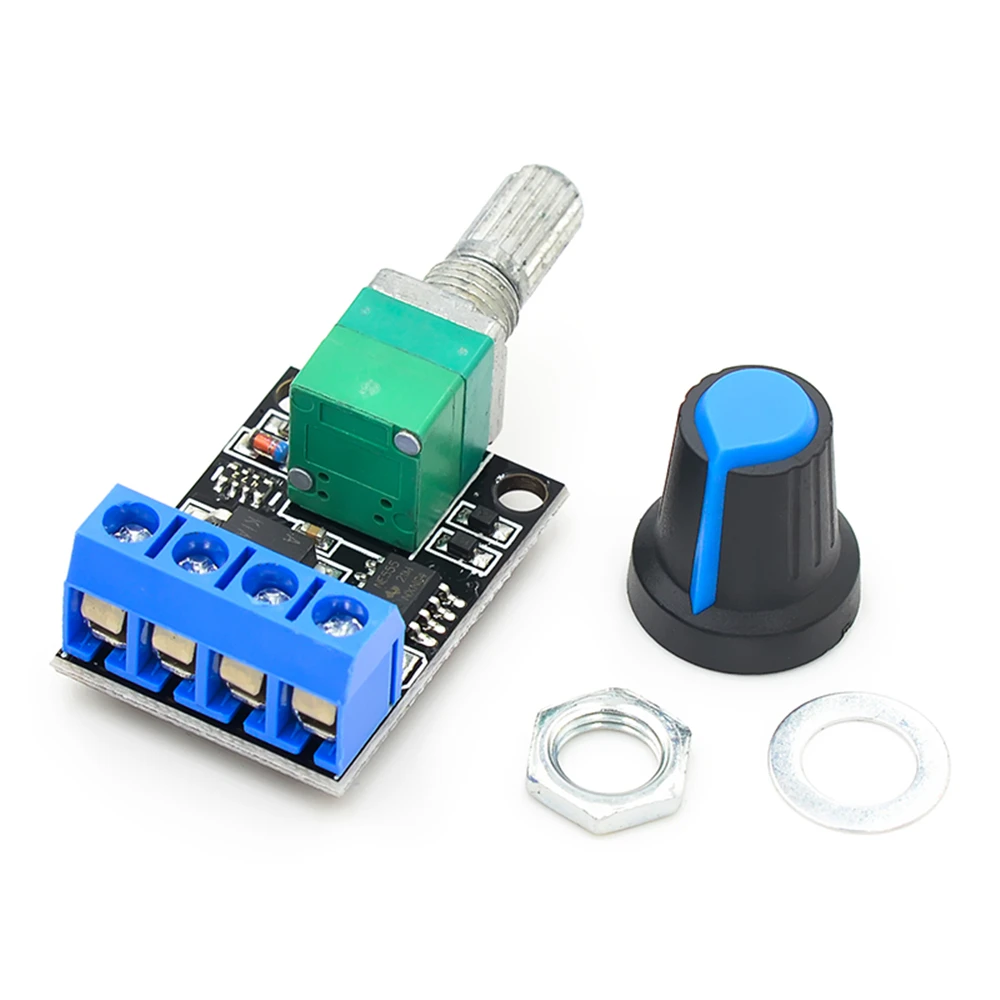 10A 5V 9V 12V DC Motor Speed Control PWM Potentiometer Governor Speed Regulation Board LED Dimming Ultra High Linearity Band