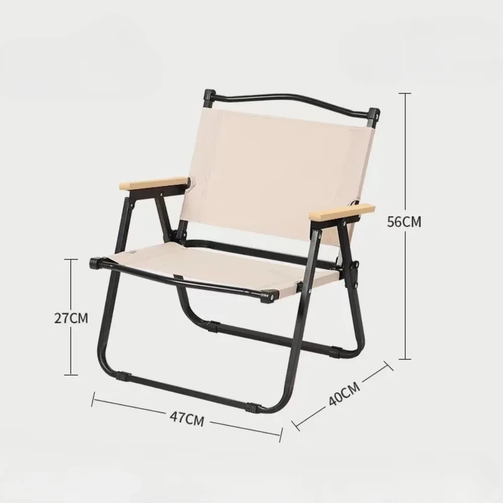 Portable Folding Camping Chair - Lightweight & Sturdy Outdoor Seat for Picnics, Beach, Fishing, and Backpacking image 4